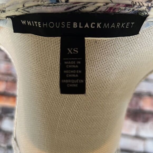 WHBM Long Sleeve Boho Lace-Up Blouse - Picture 10 of 11